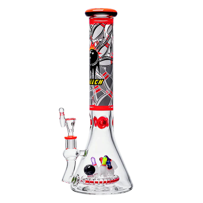 Cheech | 15" Bowling Pin Perc Bong CHE-355 Glass Bong Smoking Cat Distribution