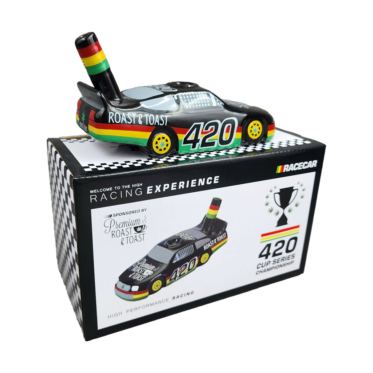 Race Car pipe Ceramic Pipe Roast and Toast Gifts