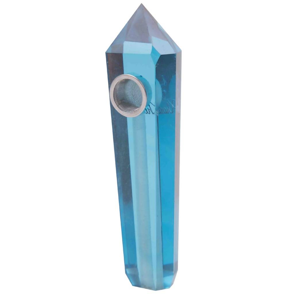 QUARTZ PIPE | BLUE CRYSTAL Quartz · Stone Pipe Xhaal Inc