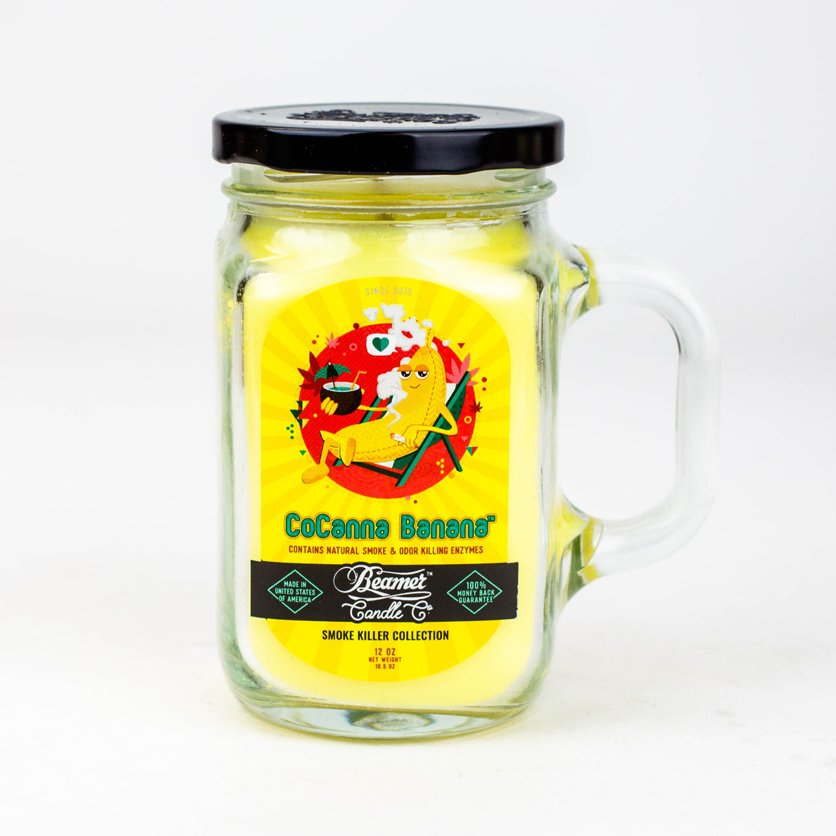 Beamer Candle Co.| Ultra Premium Jar Smoke killer collection candle Candle ONE CoCanna Banana