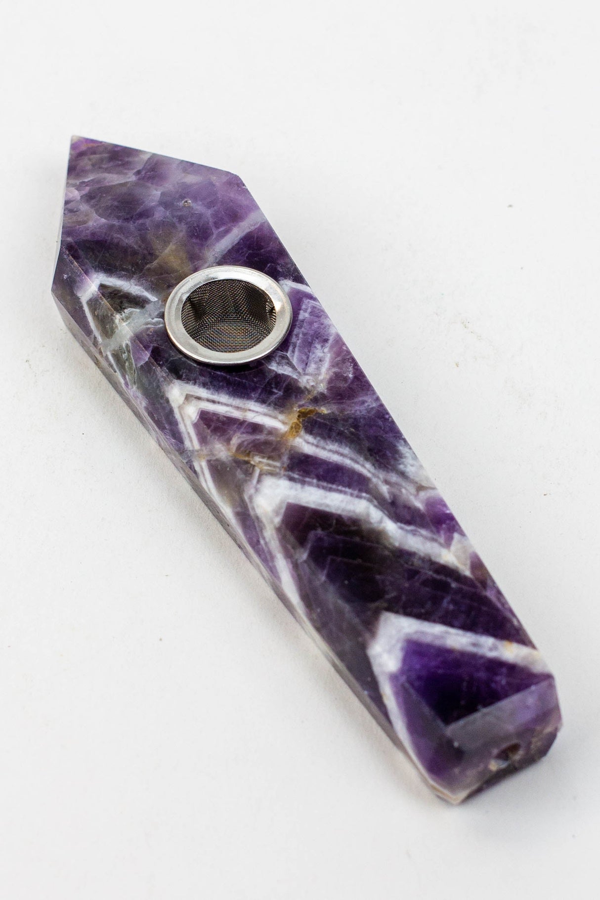 Quartz Smoking Pipe Pack of 2 Quartz · Stone Pipe Canadian Distributor Dream Amethyst
