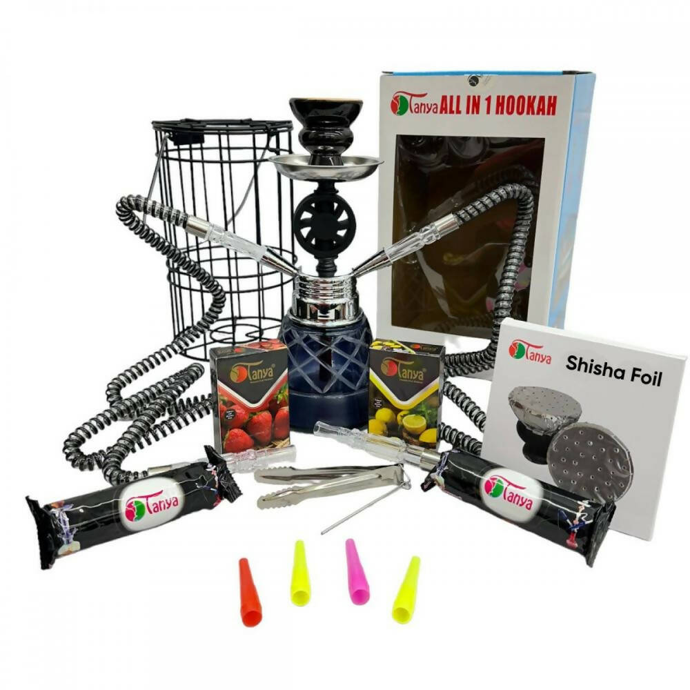 Tanya Hookah Kit Combo Cage Kit #3 Hookah 2 Hose Inside A Cage Hookah Jatiimports LLC