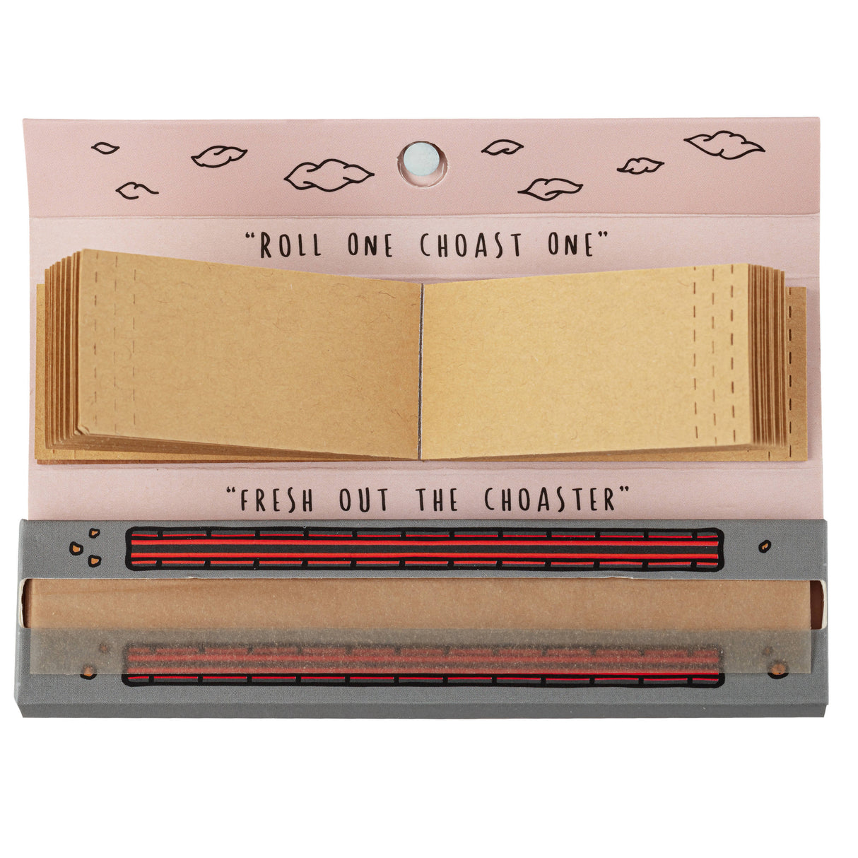 Choast Rolls - King Slim Size - Natural Hemp Papers - 22 Packs Per Carton King Size Choast