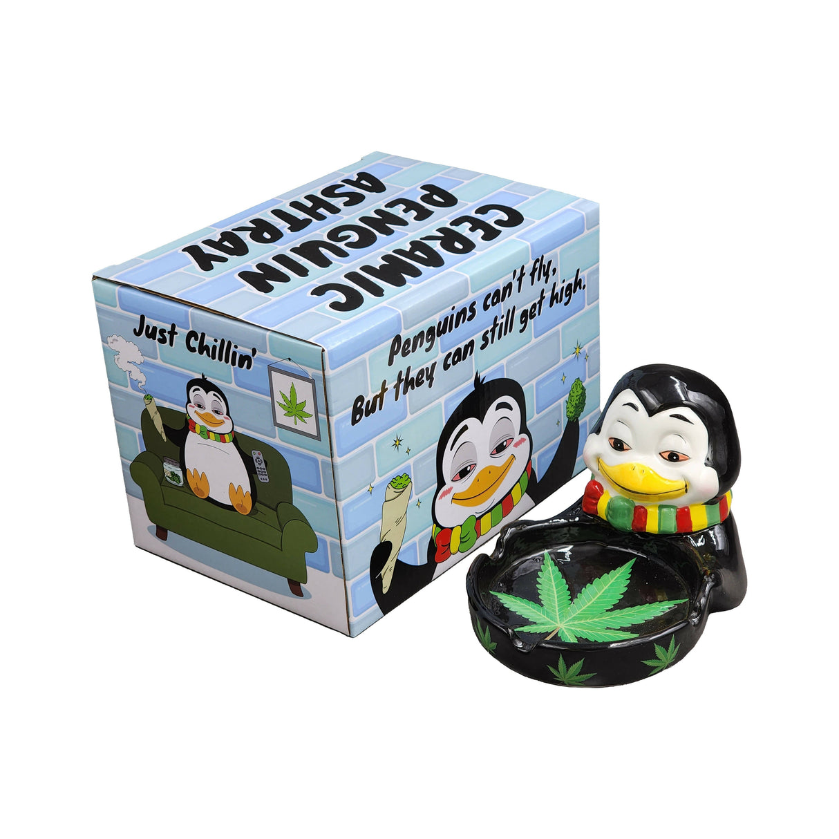 penguin ashtray Ceramic Ashtray Roast and Toast Gifts