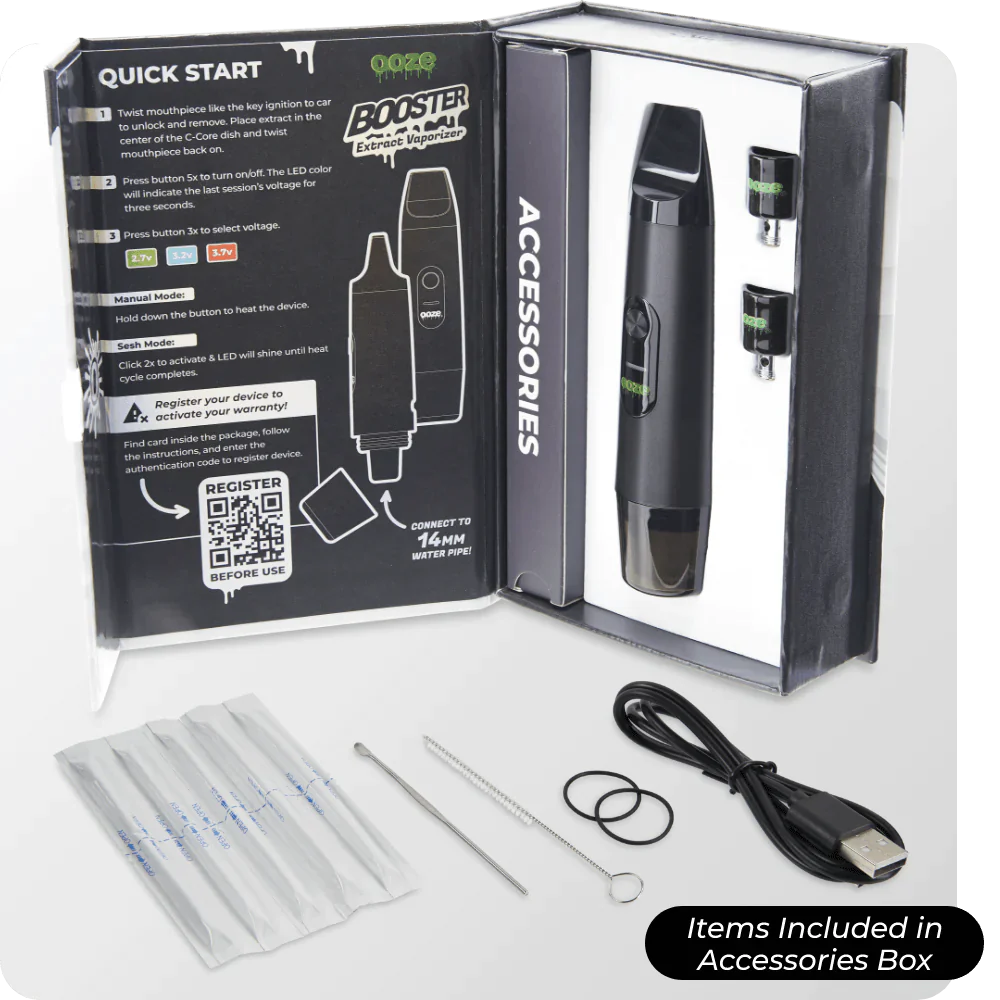 Ooze | Booster Extract Vaporizer – C-Core 1100 MAh Vaporizer Cannatron