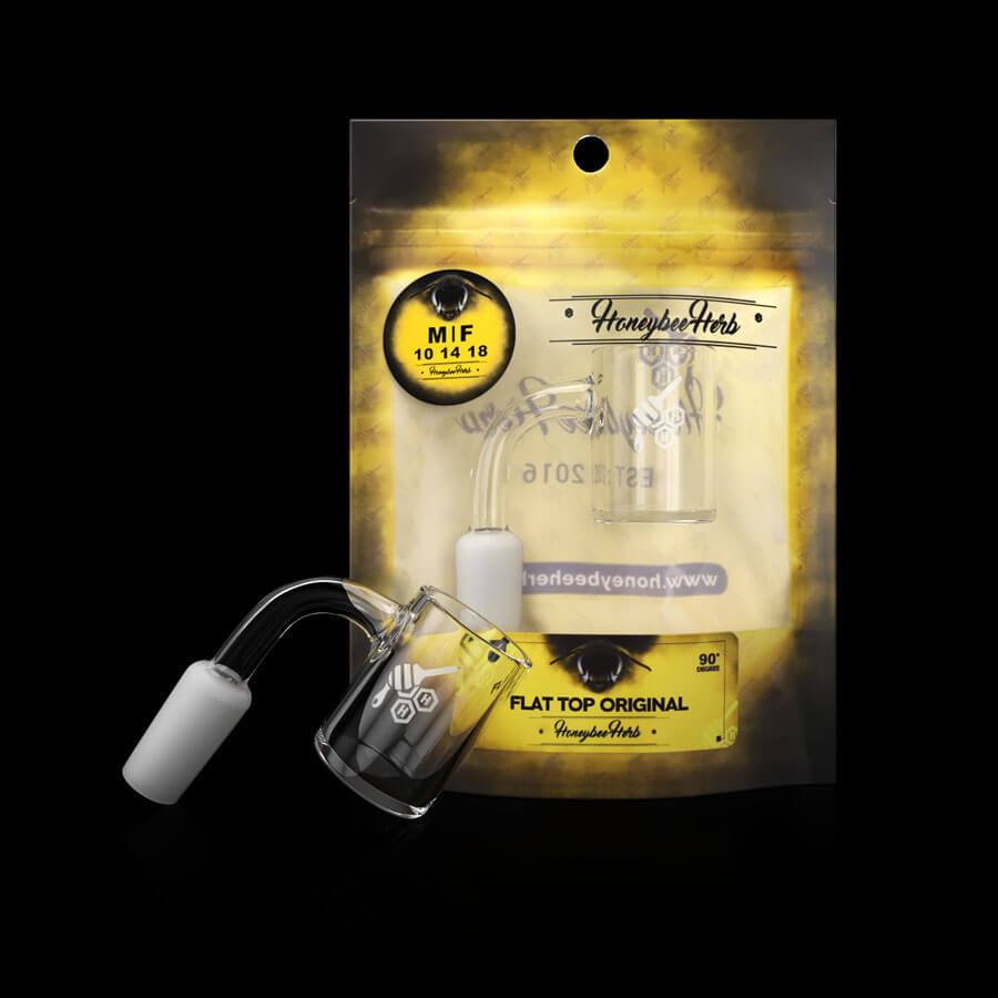 Honeybee Herb - FLAT TOP ORIGINAL Banger Bowl · Banger · Oil Burner Honeybee Herb 18 mm Male