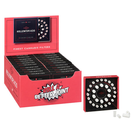 HOLLOWTIPS420 FINEST SMOKING FILTER Box of 20 Filter Tip Hollowtips420
