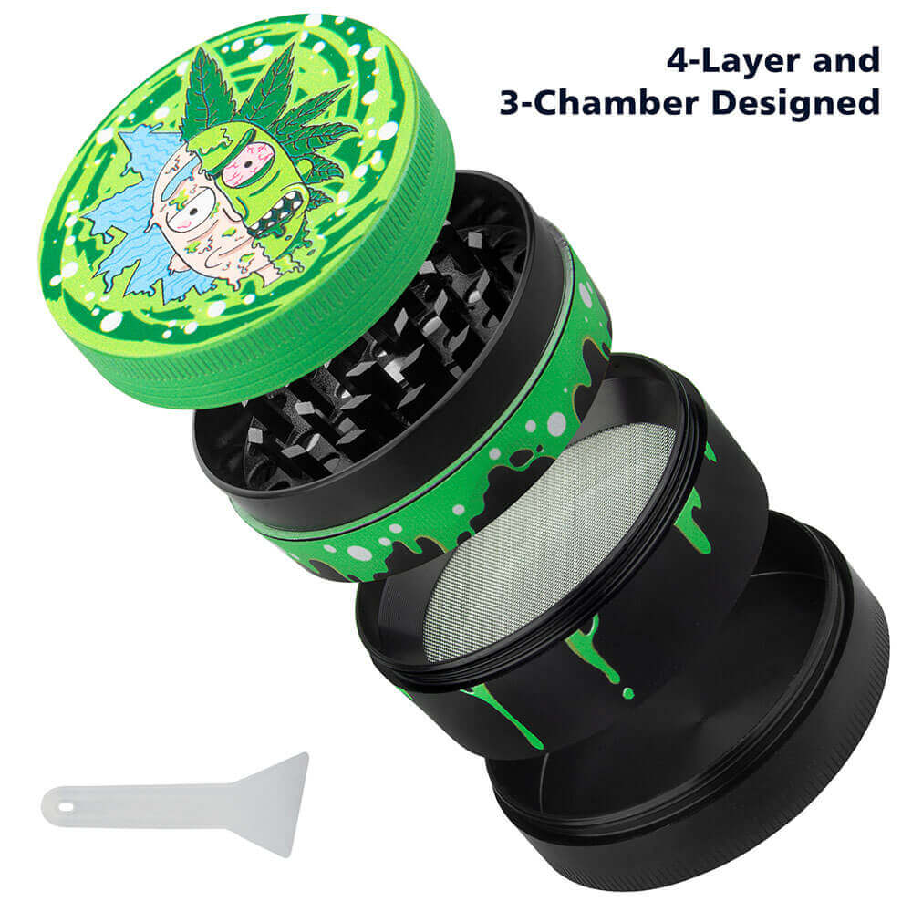 Gotoke | Cartoon Grinder, 4 Parts (50 mm) Regular Grinder Gotoke