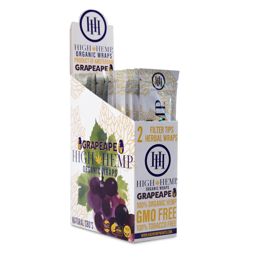High Hemp | Organic Wrap Leaf Wrap NIBO Distribution GRAPE APE