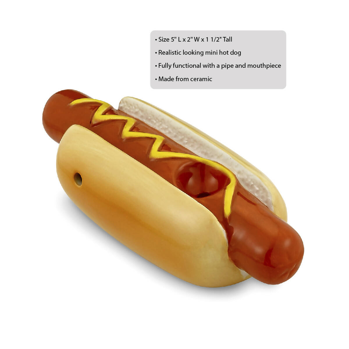 mini hot dog pipe Ceramic Pipe Roast and Toast Gifts