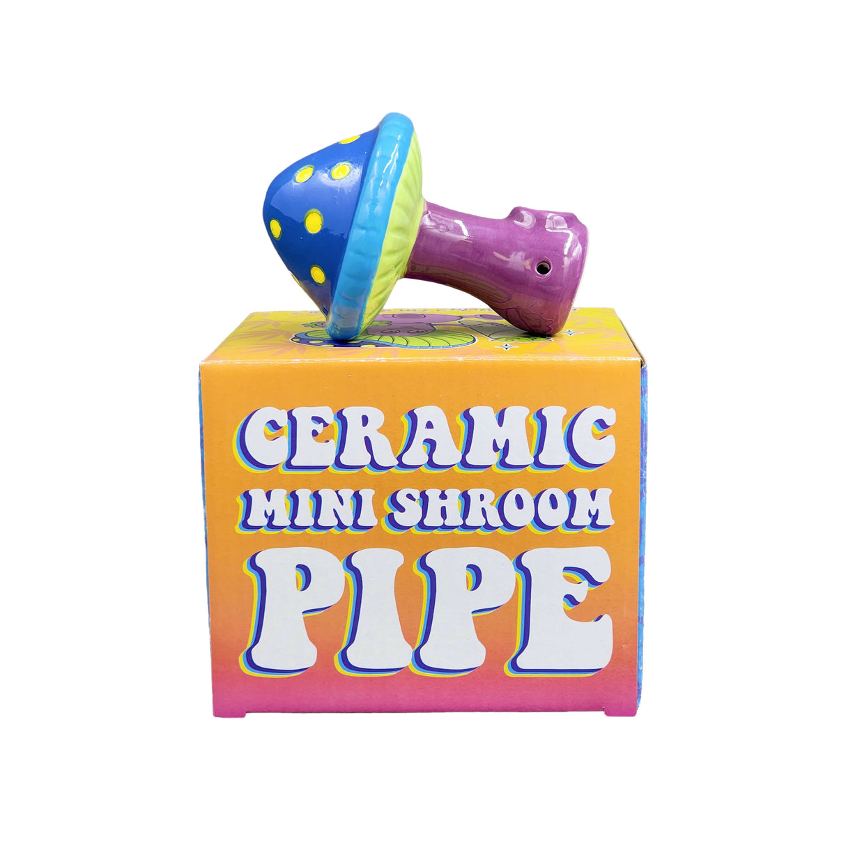 mushroom mini pipe Ceramic Pipe Roast and Toast Gifts