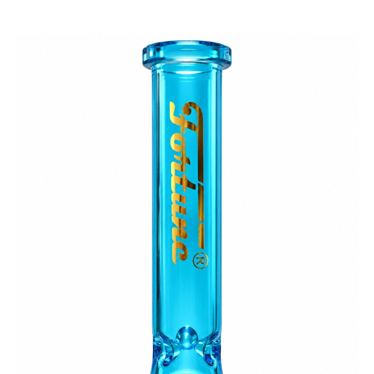 Fortune | 12" Full Color Hex Base Glass Water Pipe – 5mm Glass Bong Fortune