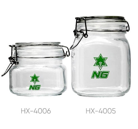 NG - Airtight Glass Jar with Lid Jar High-End Brands Glass