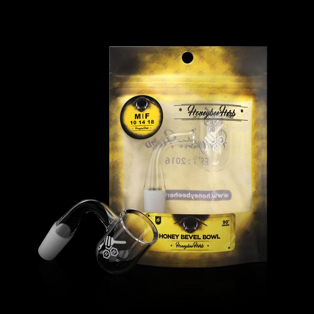 Honeybee Herb - HONEY BEVEL BOWL Banger Bowl · Banger · Oil Burner Honeybee Herb