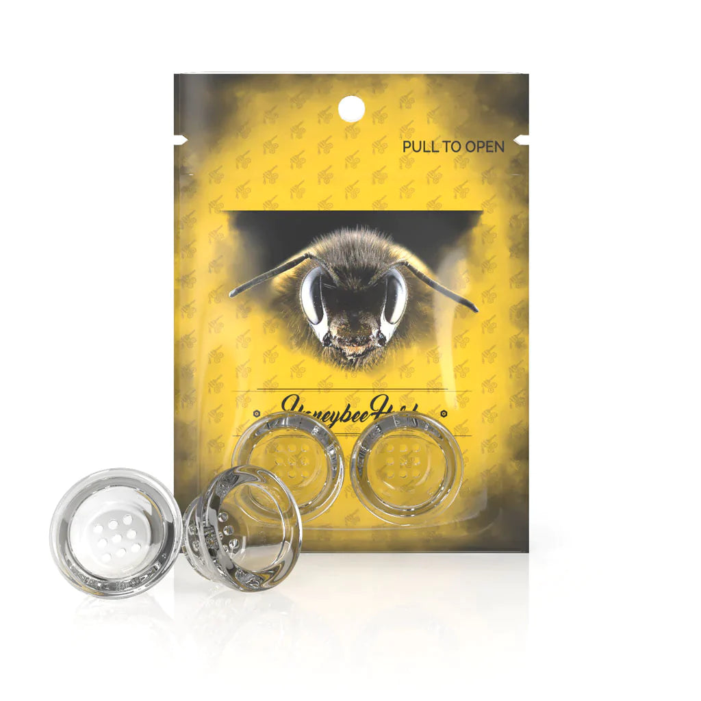 Honeybee Herb - GLASS PIPE SCREEN Glass Screen Honeybee Herb