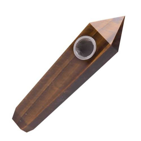 QUARTZ PIPE | TIGER EYE Quartz · Stone Pipe Xhaal Inc