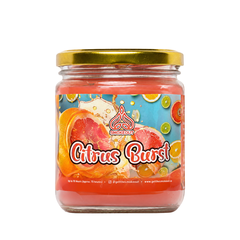 SMOKE OUT odour eliminating candle 13 oz. Candle 420 Paradise BUBBLE YUM