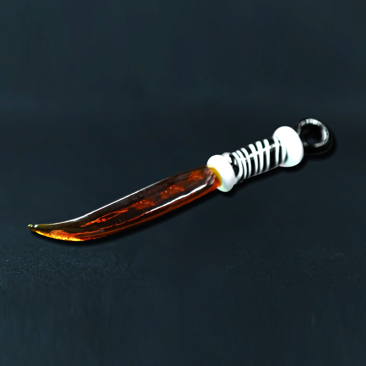 Honeybee Herb - GLASS SWORD DAB TOOL Cap · Dabber · Insert · Clip · Nail Honeybee Herb Amber