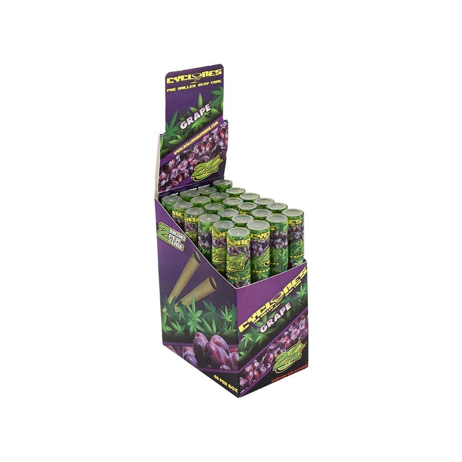 CYCLONES HEMP WRAPS CONE Leaf Wrap ONE Grape
