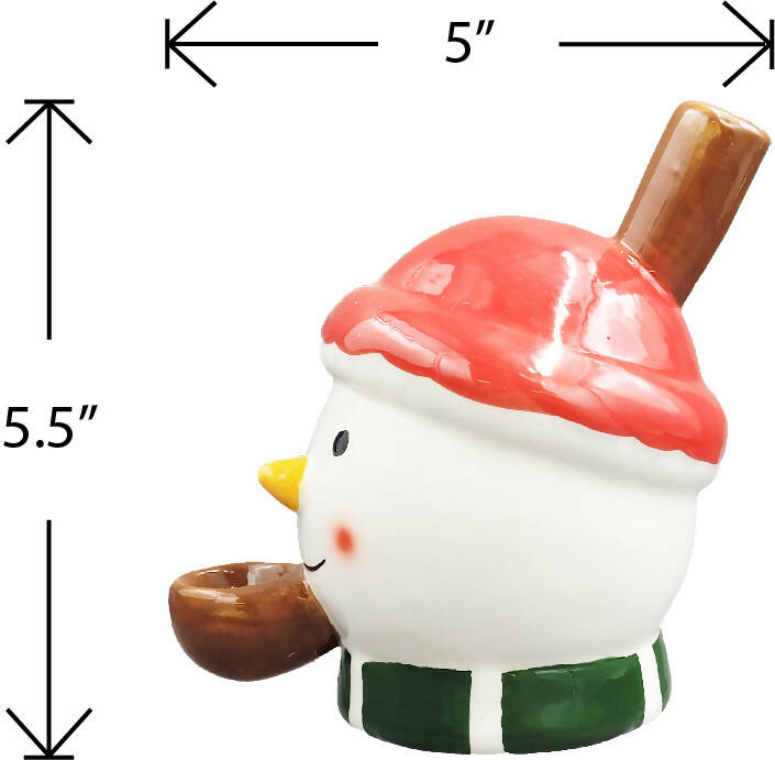 Roast & Toast Snowman Pipe Ceramic Pipe Roast and Toast Gifts