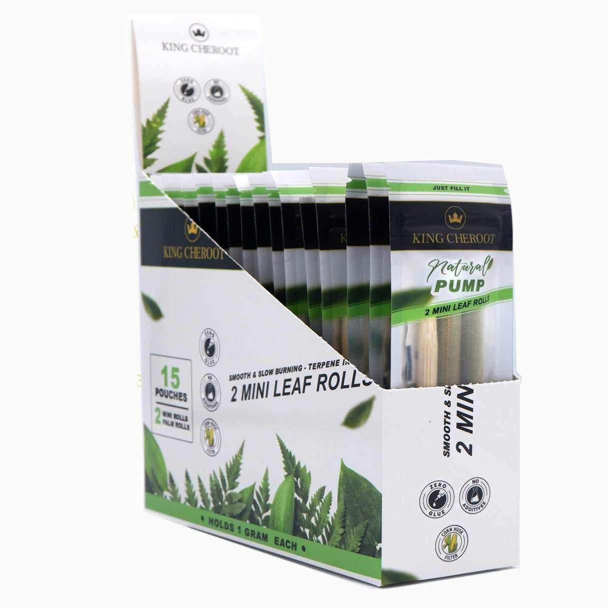 King Cheroot | Cordia Palm Leaf Roll - Mini Leaf Wrap King Cheroot Natural