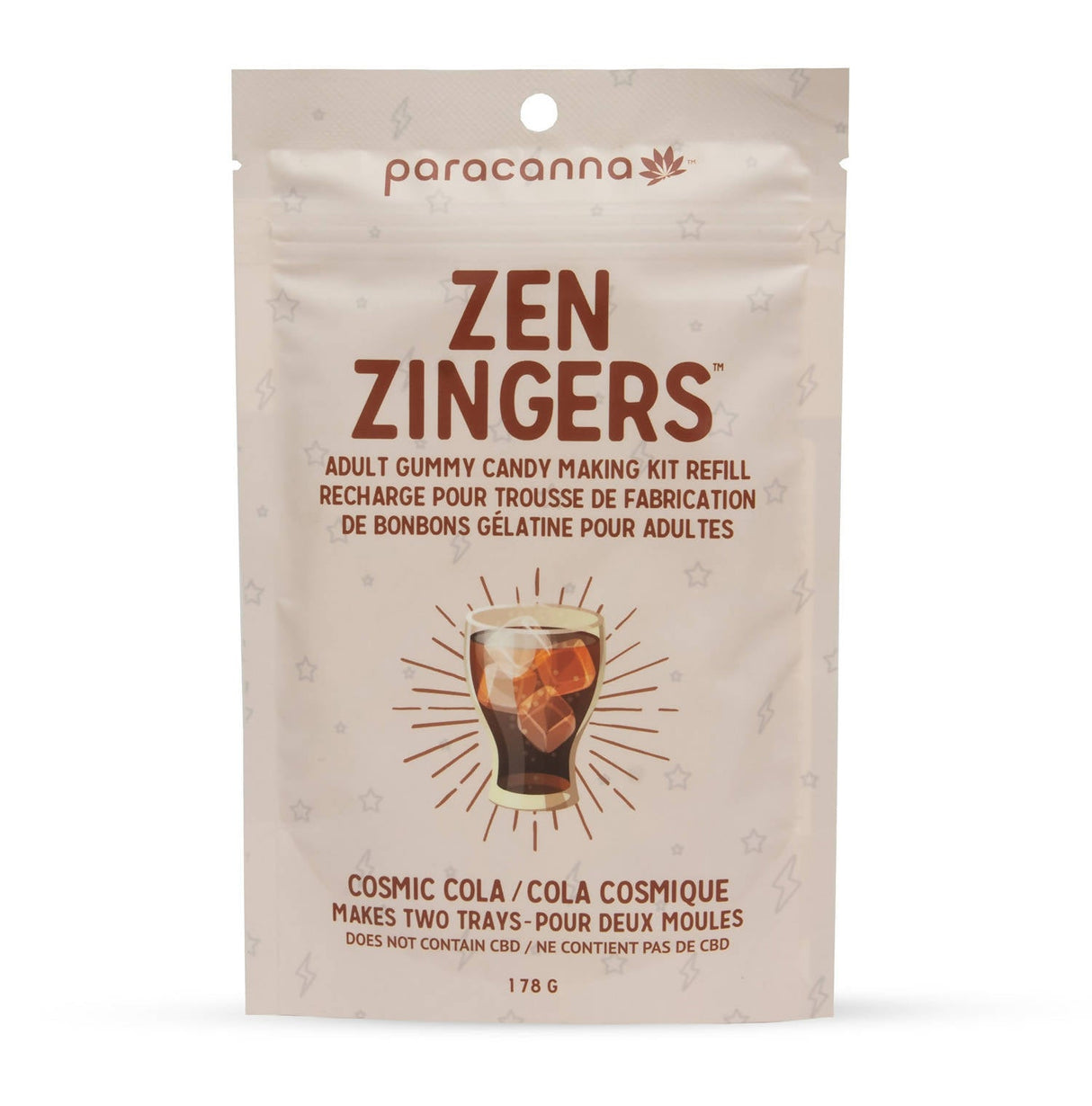 Zen Zingers™ Edible Gummy Mix Refill Edible Mix Paracanna Foods Inc. Cosmic Cola