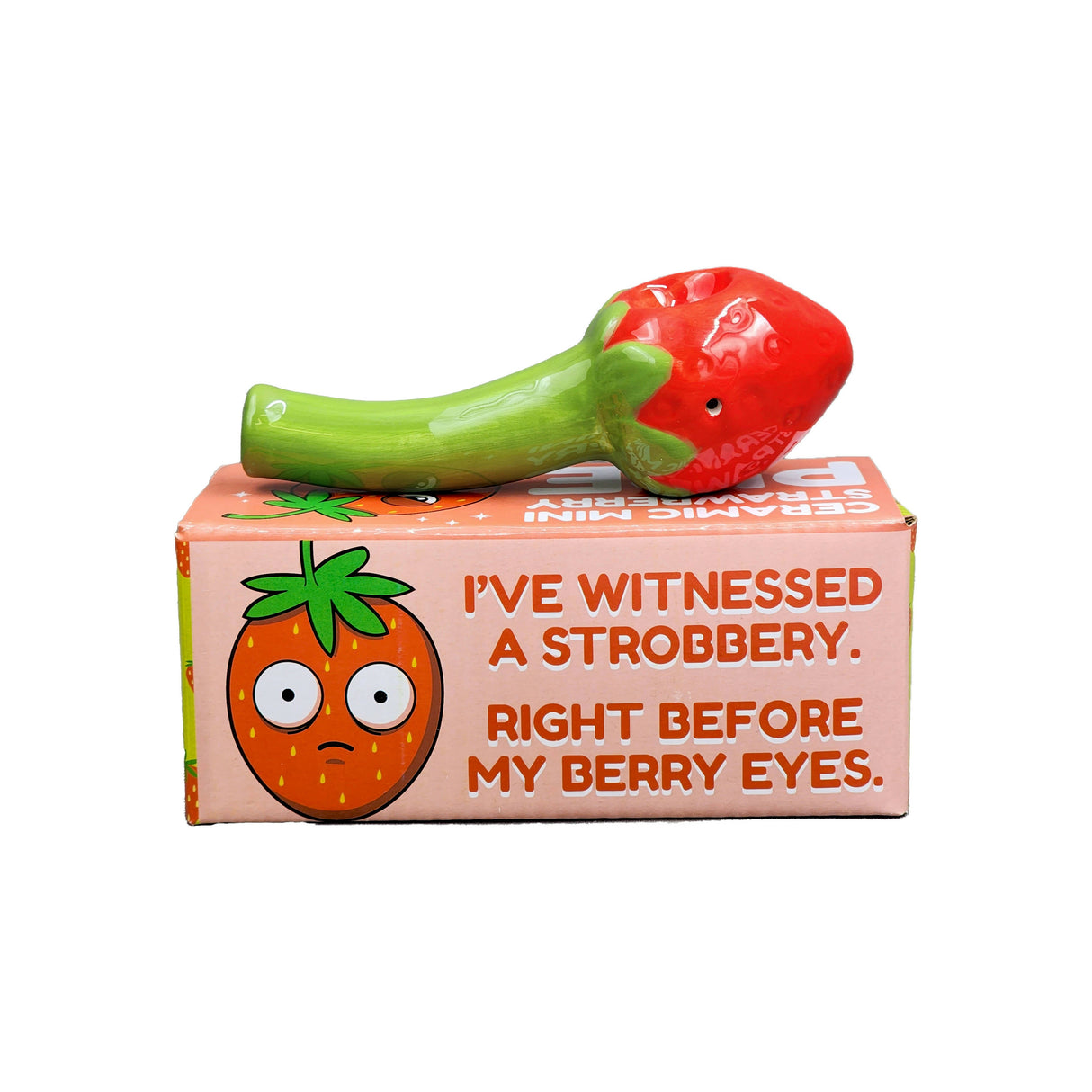 strawberry mini pipe Ceramic Pipe Roast and Toast Gifts