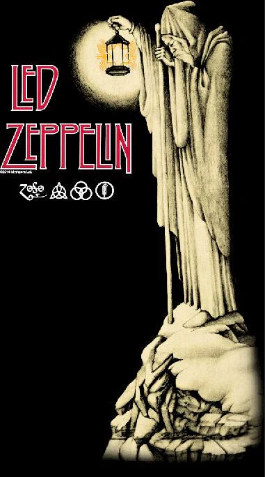 Led Zepplin | "The Hermit" Men's T-Shirt Black - Officially Licensed Short Sleeve Philcos