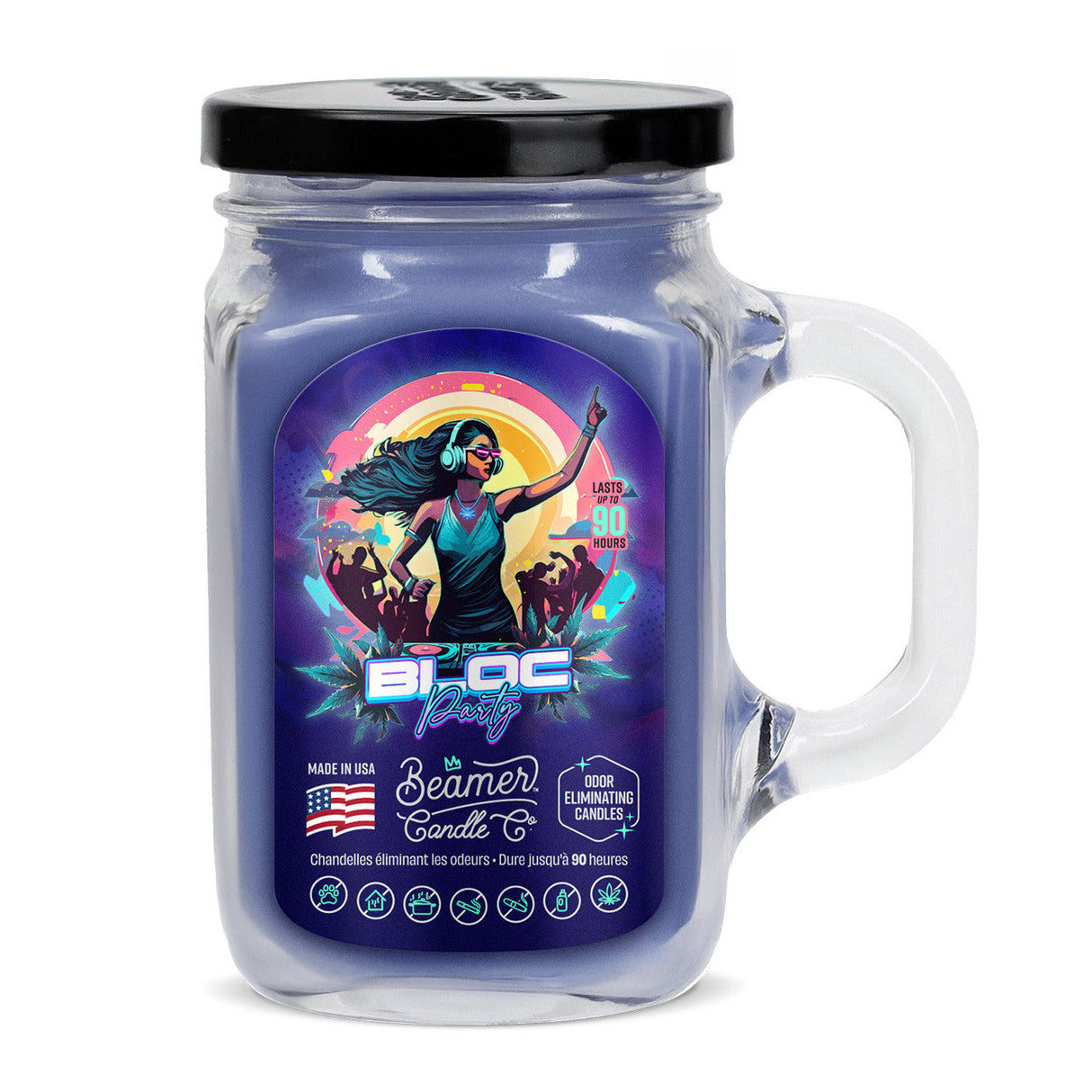 Beamer Candle Co. | Premium Smoke Killer Jar Candle Candle LEHIGH WHOLESALE BLOC PARTY