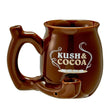 ROAST AND TOAST "KUSH AND COCOA" BROWN PIPE MUG Mug Pipe Roast and Toast Gifts