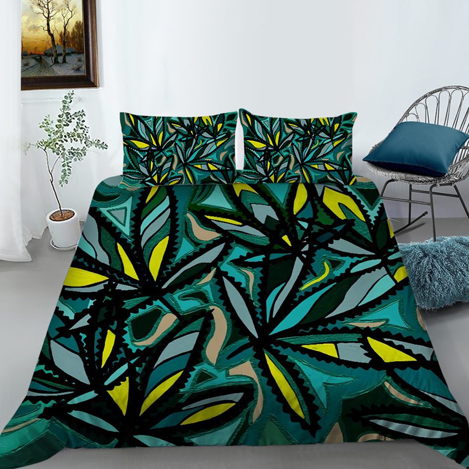 Mr Johnny Green | Digital Printed 3Pcs Queen Size Duvet Cover Blanket Canadian Distributor M010