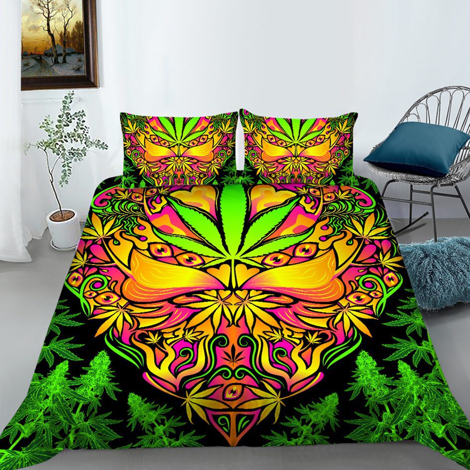 Mr Johnny Green | Digital Printed 3Pcs Queen Size Duvet Cover Blanket Canadian Distributor M012