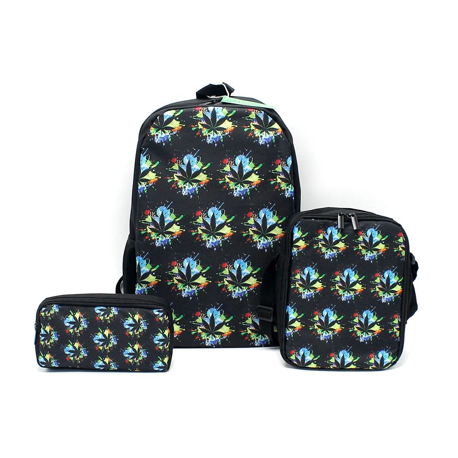 Mr Johnny Green | 3Pcs School Bag Set Bag Canadian Distributor M041