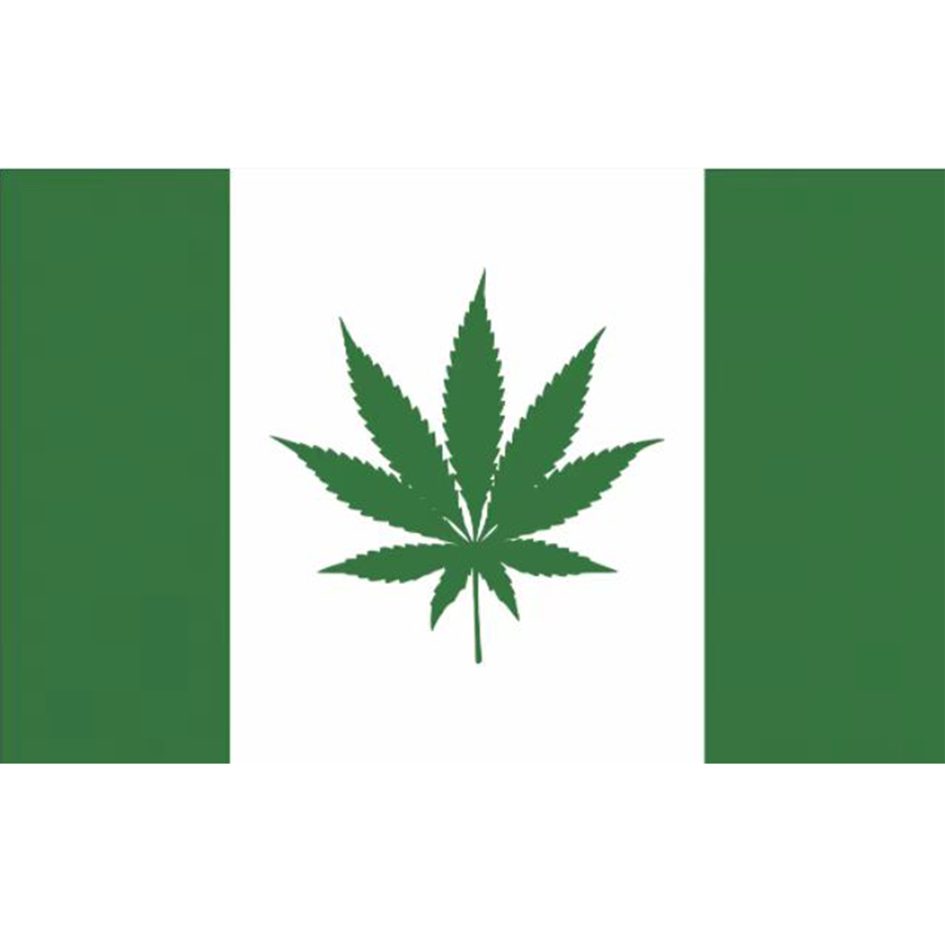 Digital Printed Marijuana Flag Flag · Sign Canadian Distributor M071