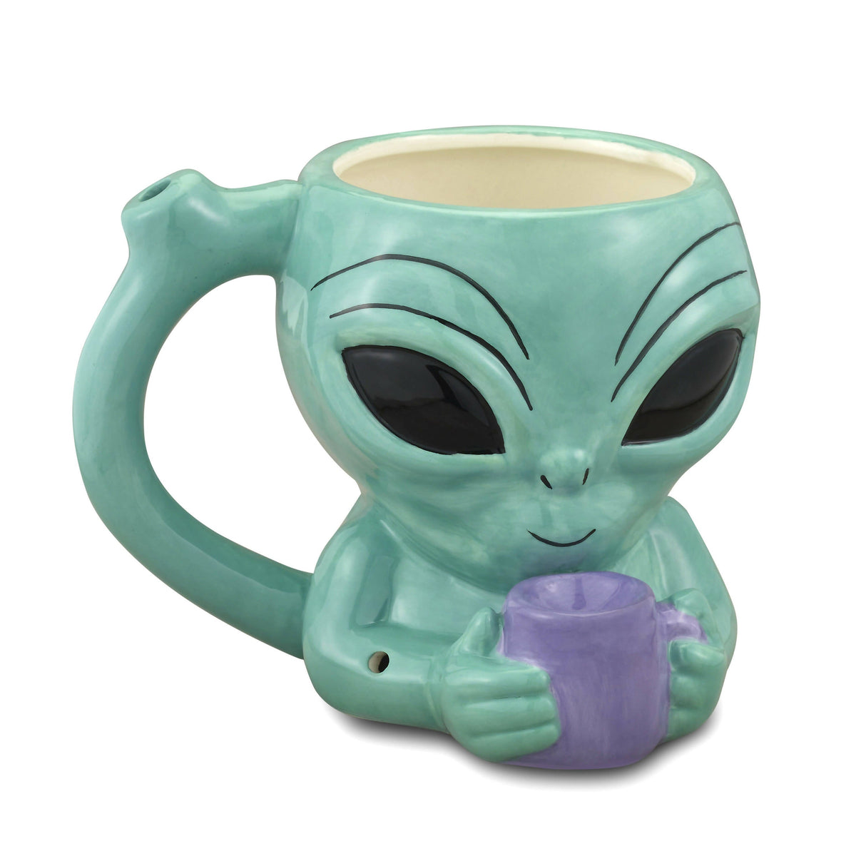 Alien Pipe Mug Mug Pipe Roast and Toast Gifts