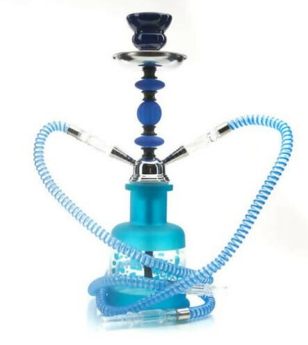 Tanya Hookah Kit #2- 2 Hose Hookah Combo 18" Hookah Jatiimports LLC Blue