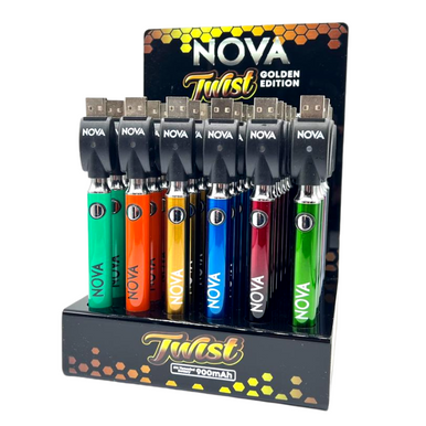 Nova | 900 mAh Twist Golden Edition Battery Display of 30 510 Battery ONE
