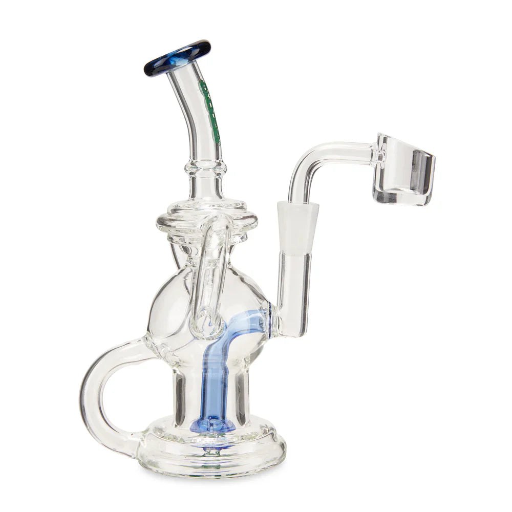 Ooze | Quartz Mini Rig - Swell Glass Rig Cannatron