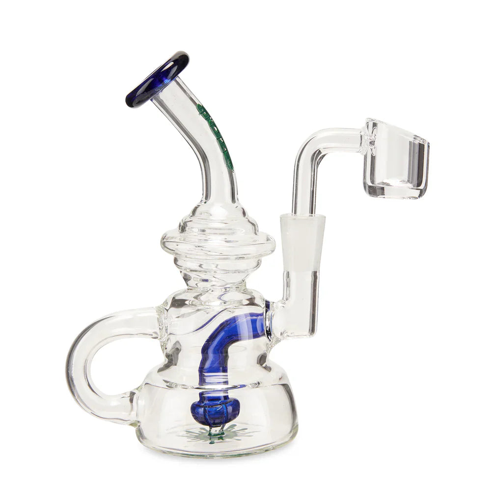 Ooze | Quartz Mini Rig - Flood Glass Rig Cannatron
