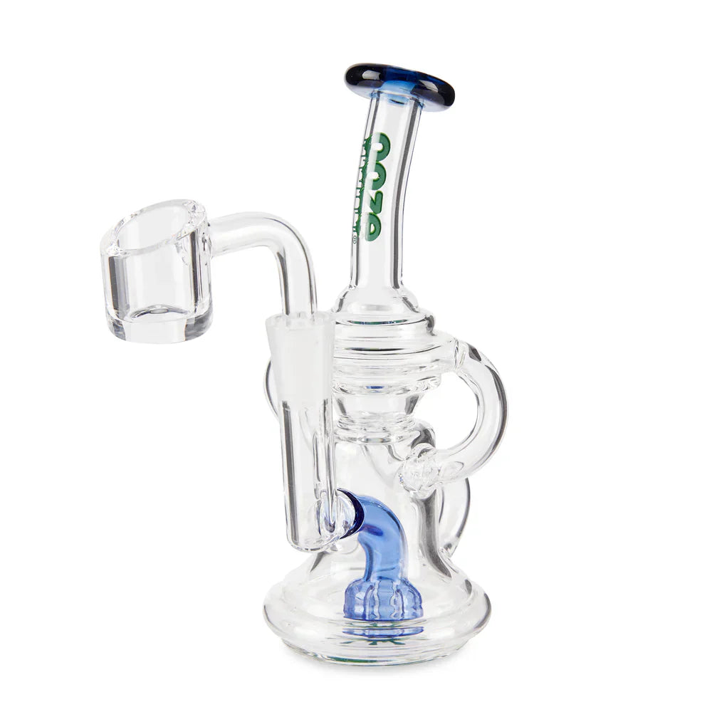 Ooze | Quartz Mini Rig - Surge Glass Rig Cannatron Ultra Marine