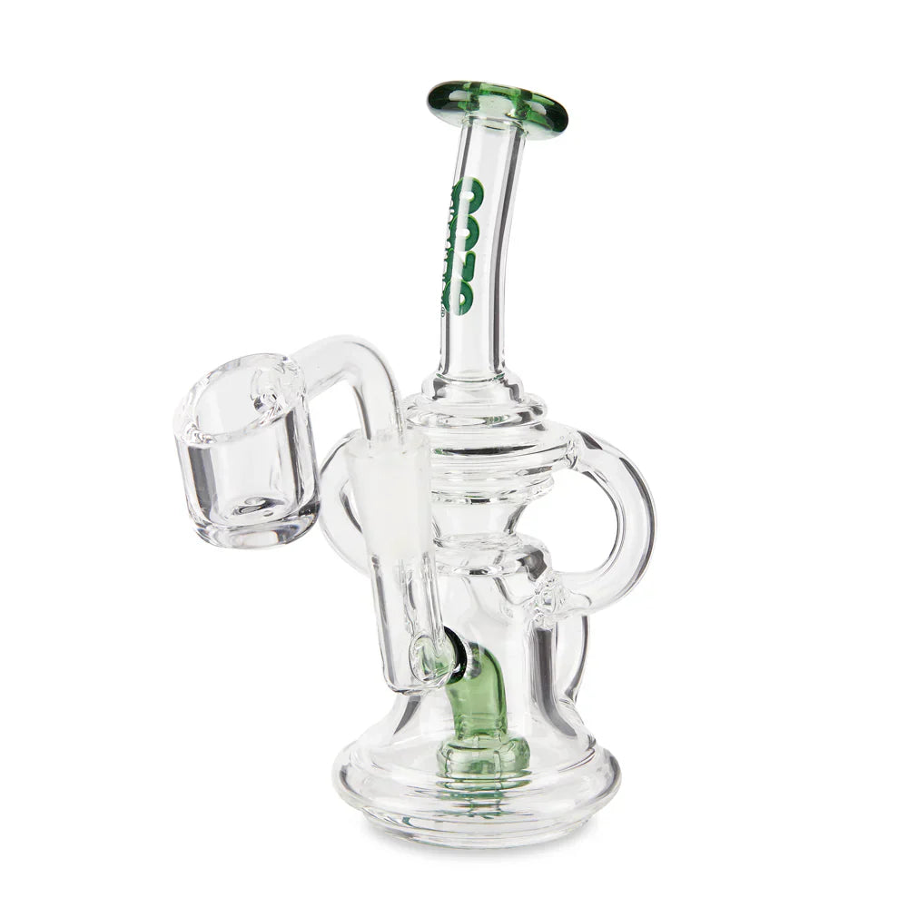 Ooze | Quartz Mini Rig - Surge Glass Rig Cannatron Slime Green