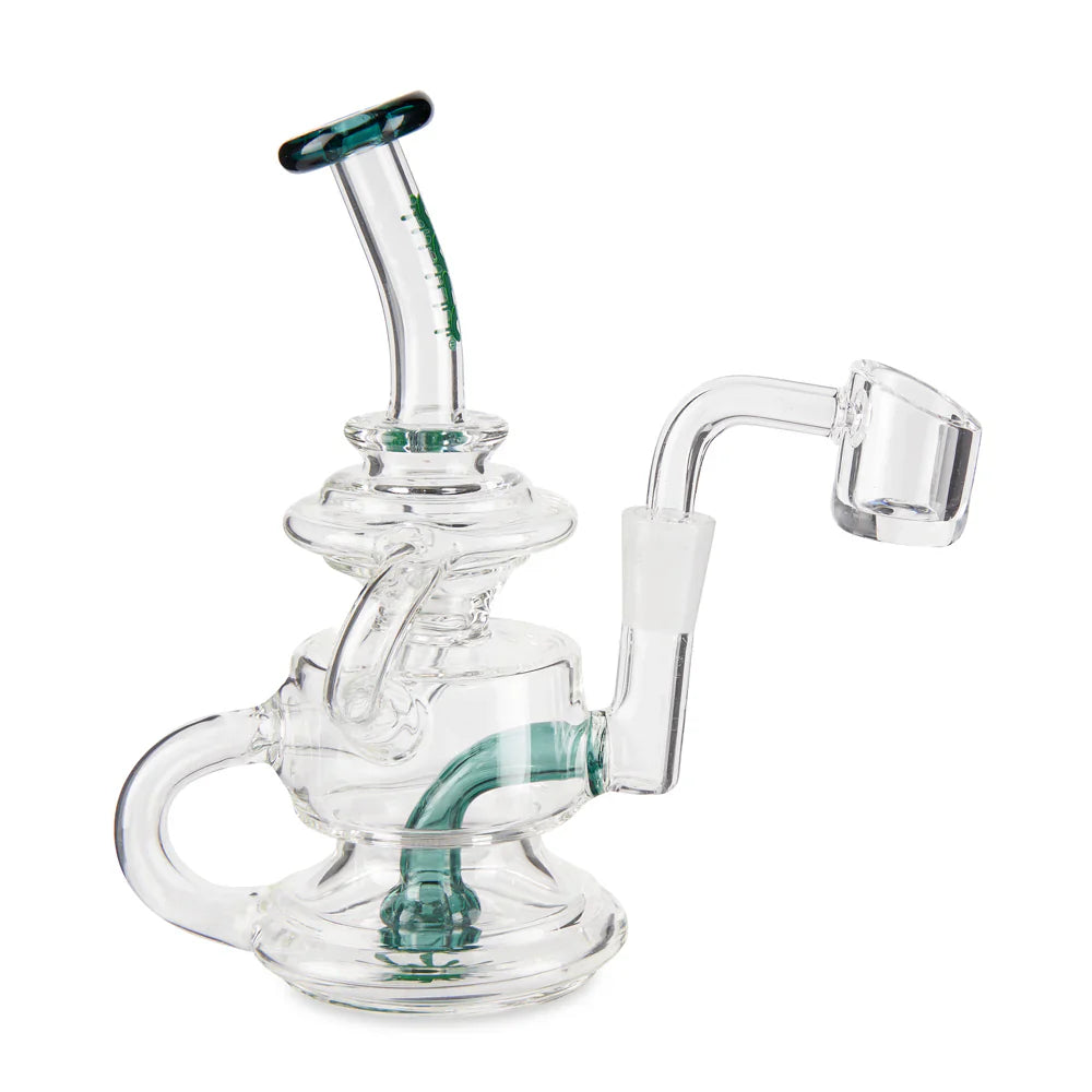 Ooze | Quartz Mini Rig - Undertow Glass Rig Cannatron