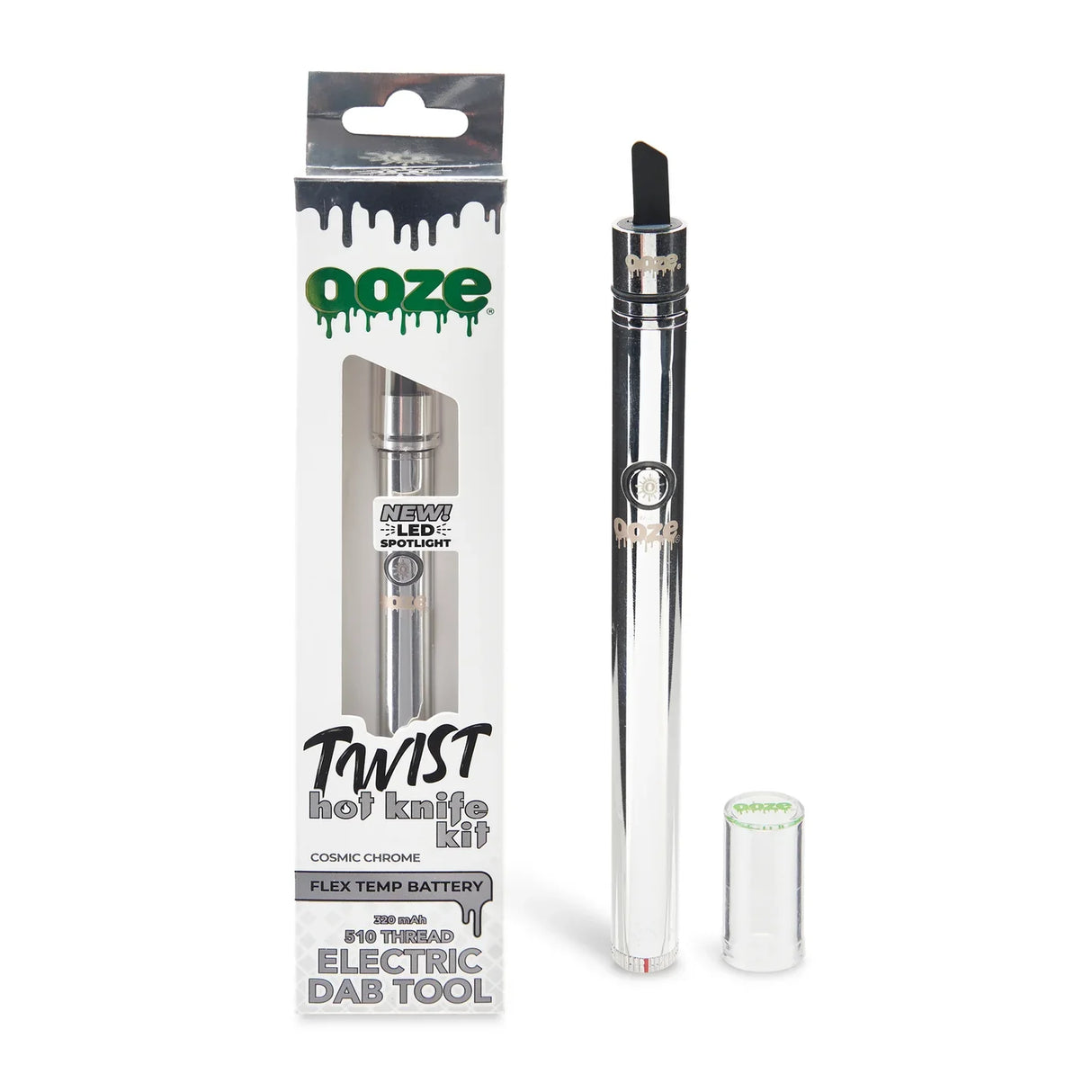 Ooze | Twist Hot Knife With LED Spotlight Vaporizer Cannatron