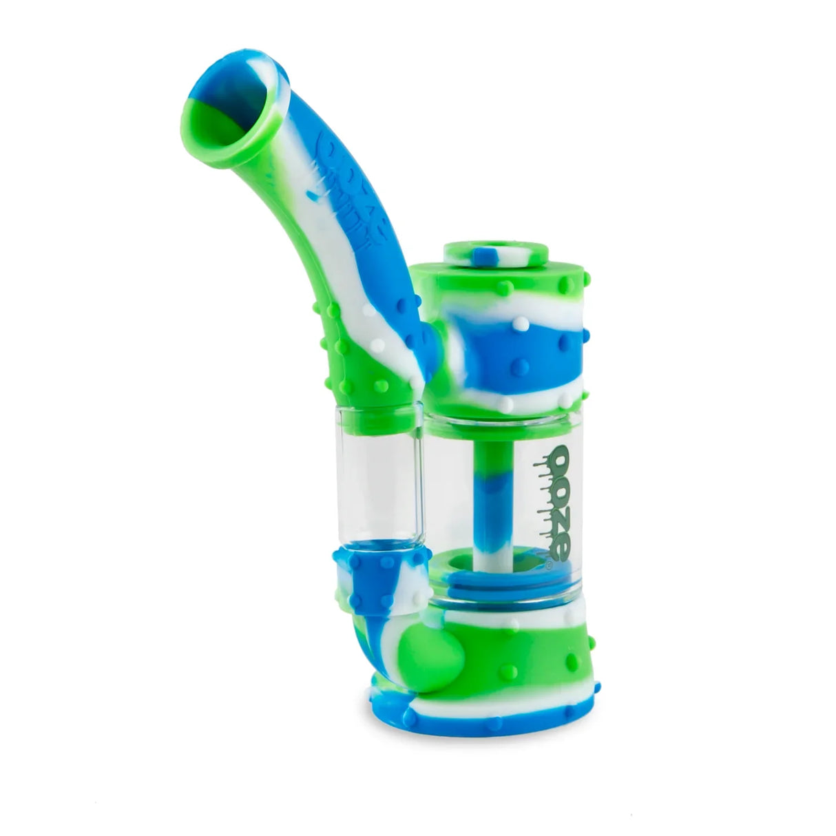Ooze | Stack Pipe Silicone Water Bubbler & Dab Rig Resin · Silicone Rig Cannatron