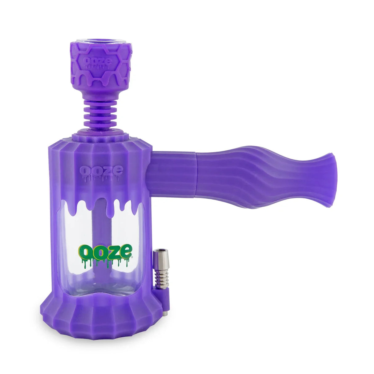 Ooze | Clobb – Silicone Glass 4-In-1 Hybrid Resin · Silicone Rig Cannatron Ultra Purple