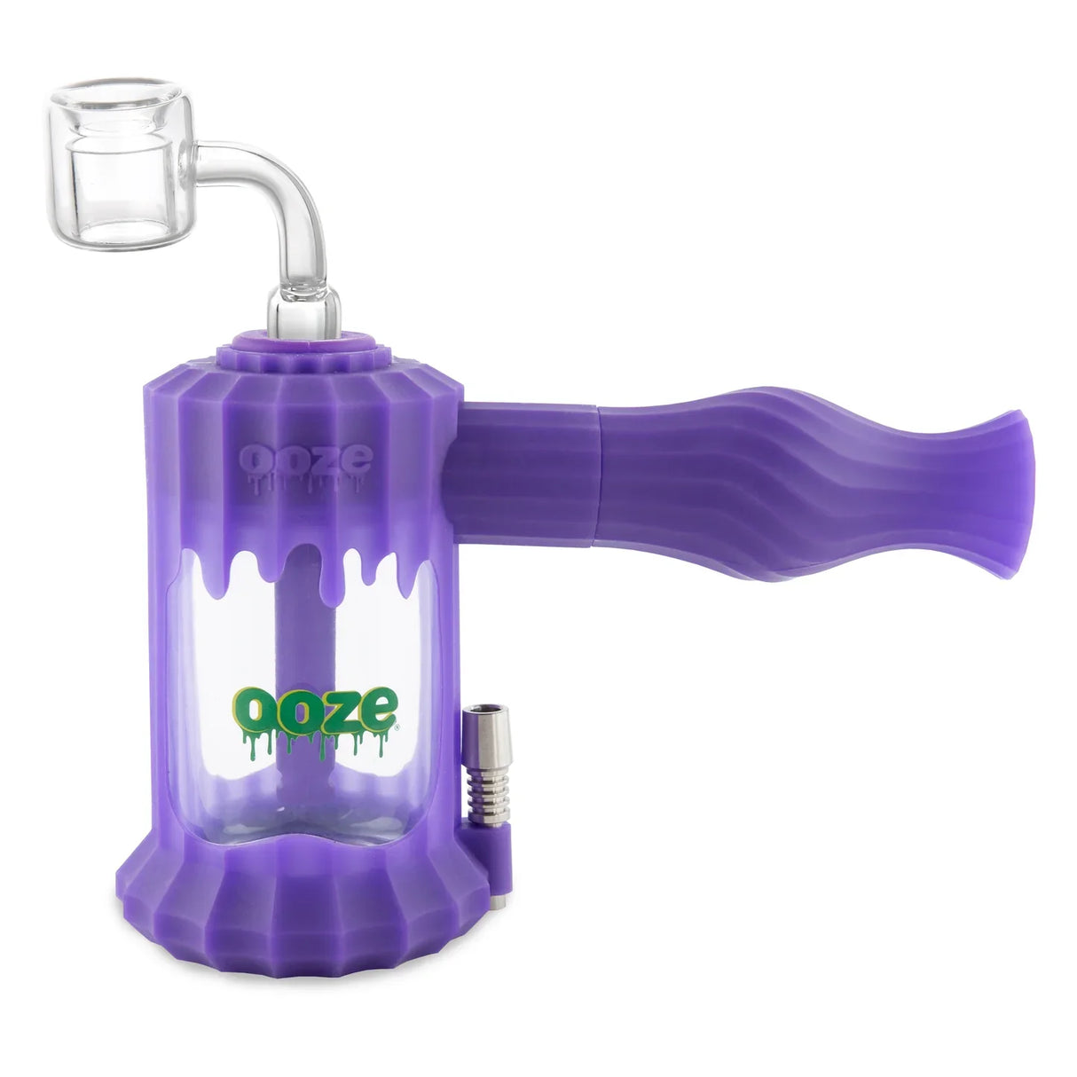 Ooze | Clobb – Silicone Glass 4-In-1 Hybrid Resin · Silicone Rig Cannatron
