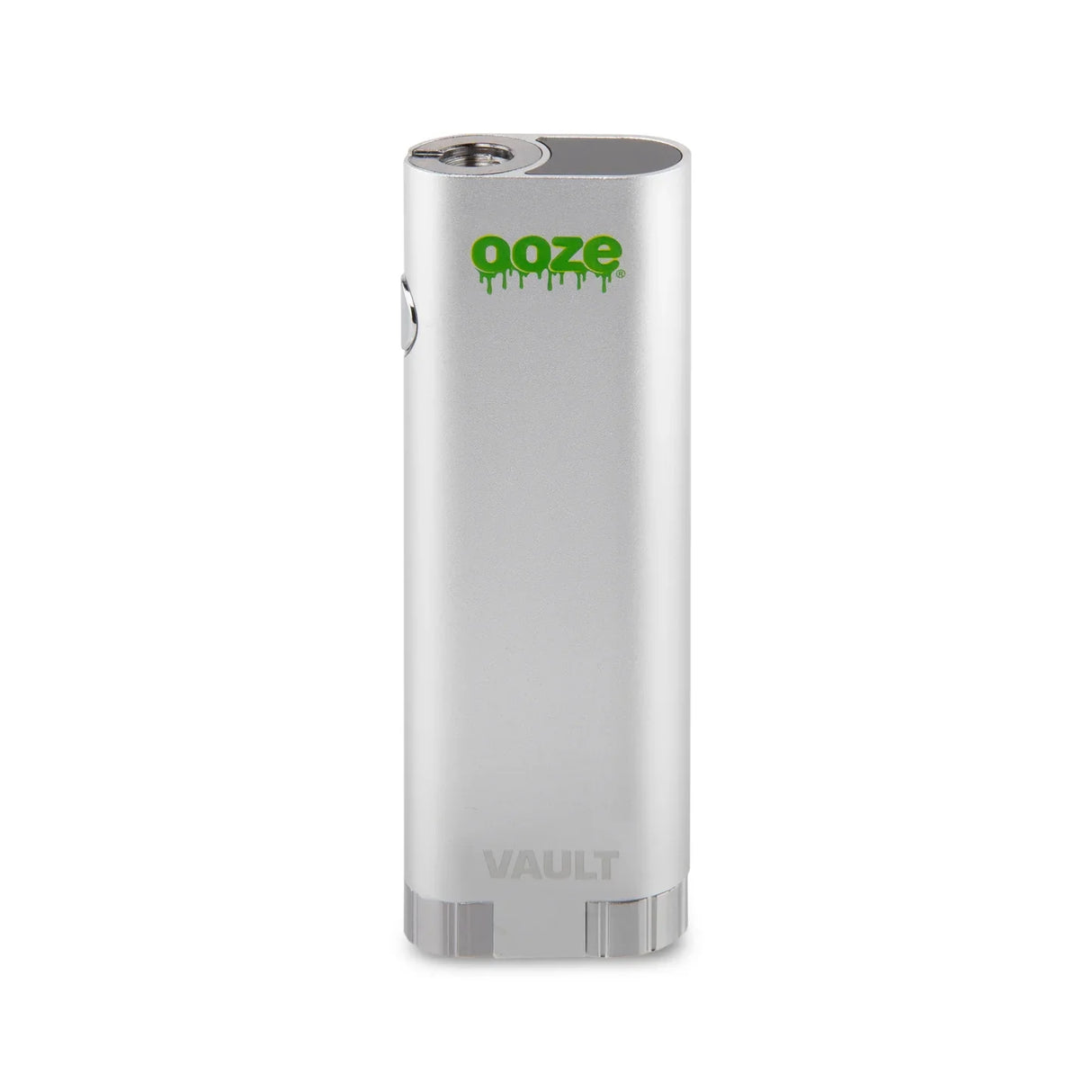 Ooze | Vault 510 Thread Vape Battery With Storage Chamber 510 Battery Cannatron Stellar Silver