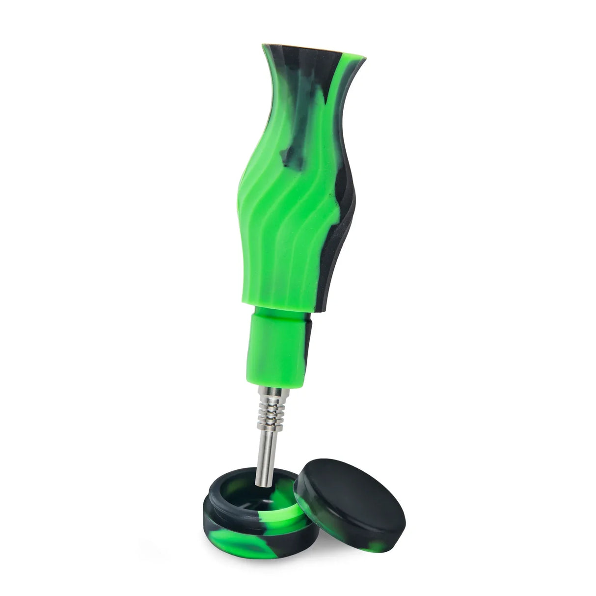 Ooze | Echo Silicone Water Pipe, Dab Rig & Dab Straw Resin · Silicone Rig Cannatron