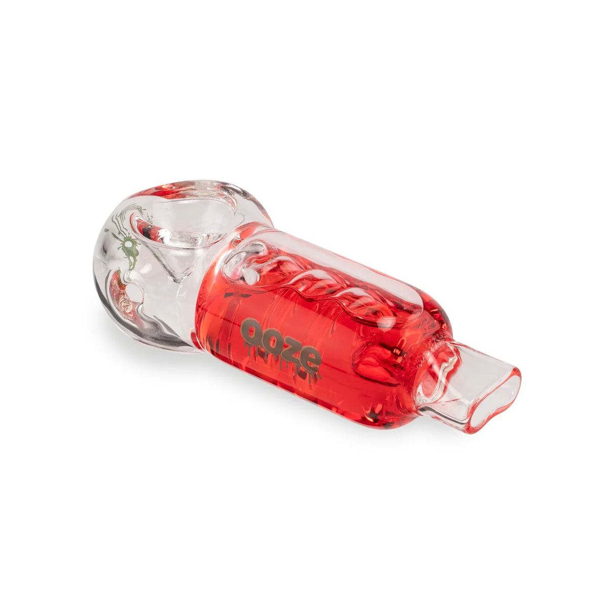Ooze | Cryo Freezable Glycerin Glass Bowl Glass Pipe Cannatron Red