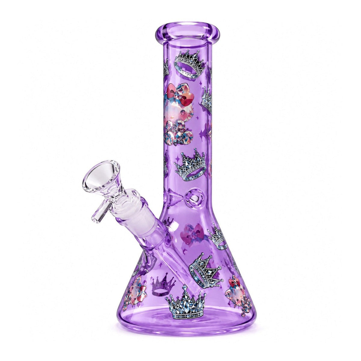 10" Cherry Bomb Glass Beaker Glass Bong Super Supplys Inc Royal Cutie